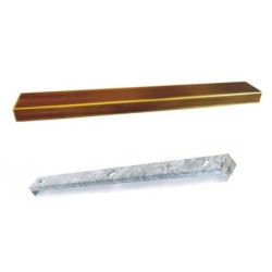 Soporte metálico oro viejo 1000 mm x 35 mm