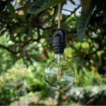 Portalámparas exterior E27 IP65 con arandela | Iluminable