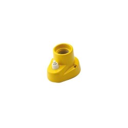 Portalámparas de porcelana E27 retro con interruptor