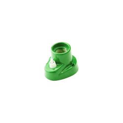 Portalámparas de porcelana E27 retro con interruptor