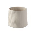 Pantalla beige encintada para aplique 215 x 160 mm