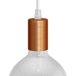 Kit de portalámparas E27 con funda metálica | Varios colores