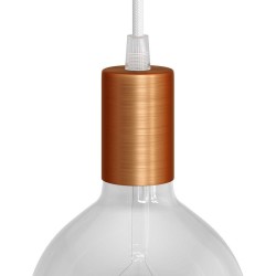 Kit de portalámparas E27 con funda metálica | Varios colores