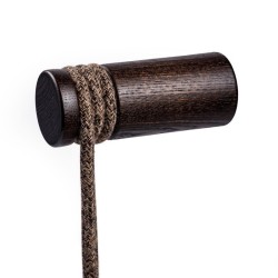 Soporte mural natural para cable decorativo