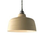 Pantalla de cerámica artesanal Ø240 mm para lámpara | Iluminable