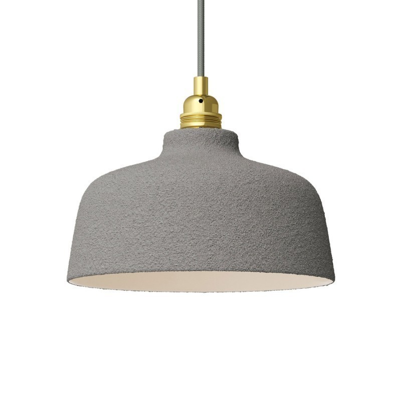 Pantalla de cerámica artesanal Ø240 mm para lámpara | Iluminable