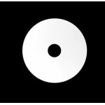 Pantalla plato blanca estilo industrial 200 mm x 40 mm