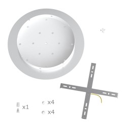 Rosetón de techo XXL 400 mm personalizable | Iluminable