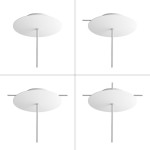 Rosetón de techo XXL 400 mm personalizable | Iluminable