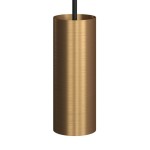 Tubo metálico foco E14 con doble arandela | Iluminable