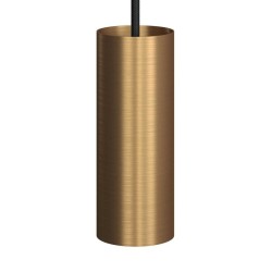 Tubo metálico foco E14 con doble arandela | Iluminable