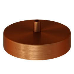 Base metálica redonda 120 mm para lámpara de mesa | FABRICA TU LÁMPARA