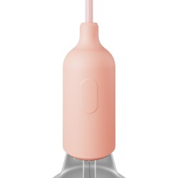 Portalámparas E27 de silicona con interruptor oculto | Iluminable