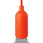 Portalámparas E27 de silicona con interruptor oculto | Iluminable