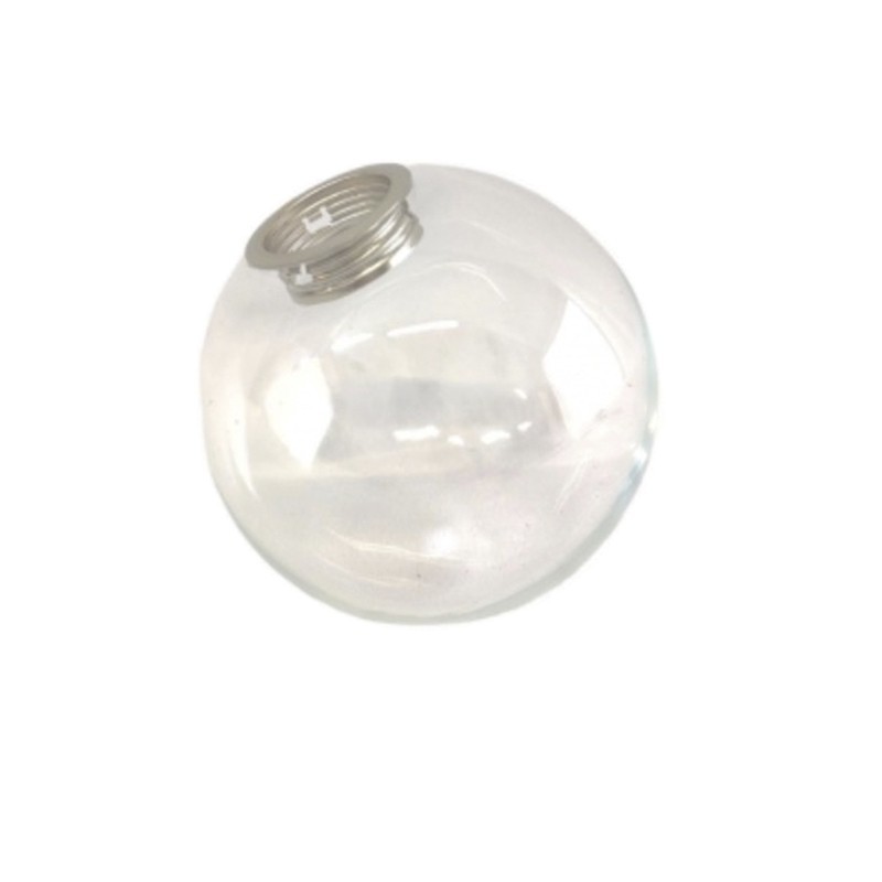 Globo cristal transparente roscado E14-G9 | Fábrica Tu Lámpara