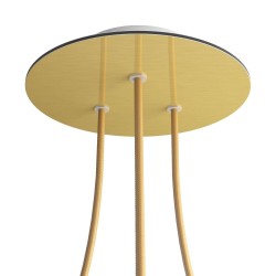 Rosetón redondo 200 mm con 3 salidas | FABRICA TU LÁMPARA