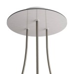 Rosetón redondo 200 mm con 3 salidas | FABRICA TU LÁMPARA