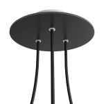 Rosetón redondo 200 mm con 3 salidas | FABRICA TU LÁMPARA