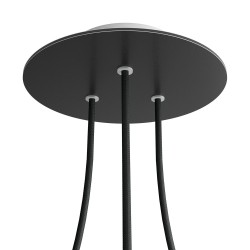 Rosetón redondo 200 mm con 3 salidas | FABRICA TU LÁMPARA