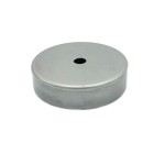 Tapa portaglobos de hierro bruto Ø100 mm x 18 mm