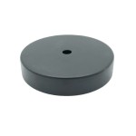 Tapa metálica negra Ø78 x 17 mm