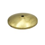 Tapa cóncava de latón para portaglobos 105 mm x 4 mm