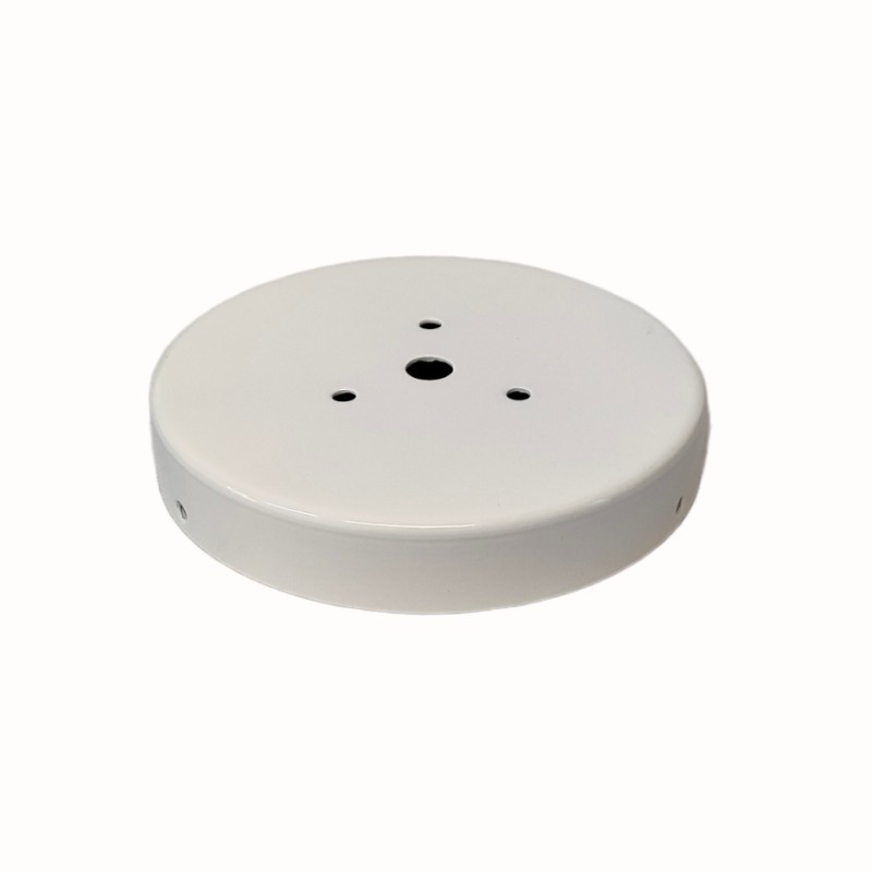 Portaglobos blanco 115 x 19 mm con tornillos