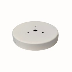 Portaglobos blanco 115 x 19 mm con tornillos