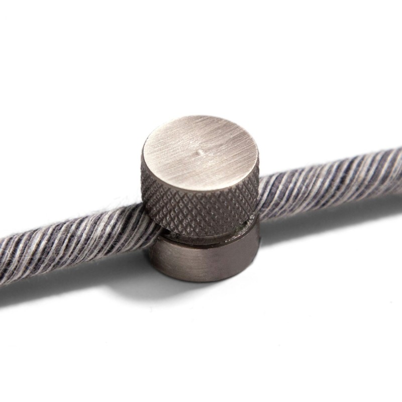 Fijadores metálicos para cable textil 2 uds | FABRICA TU LÁMPARA