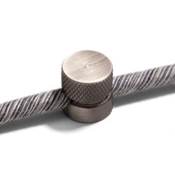 Fijadores metálicos para cable textil 2 uds | FABRICA TU LÁMPARA