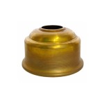 Campana de latón 70 mm x 120 mm con orificio de 42 mm