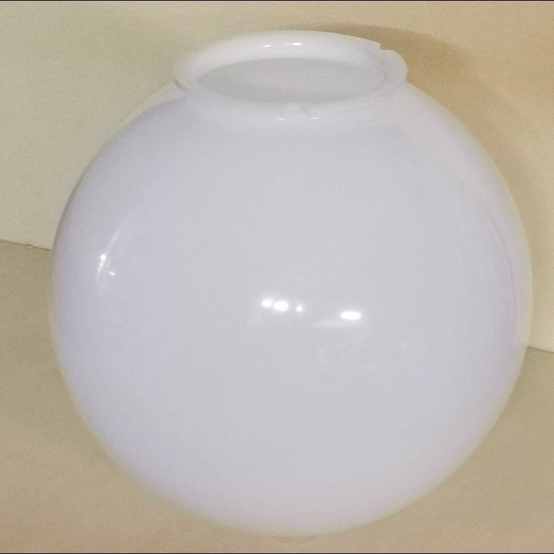 Globo blanco de policarbonato con bayoneta | Fábrica Tu Lámpara