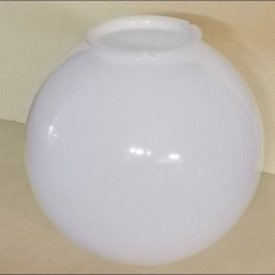 Globo blanco de policarbonato con bayoneta | Fábrica Tu Lámpara