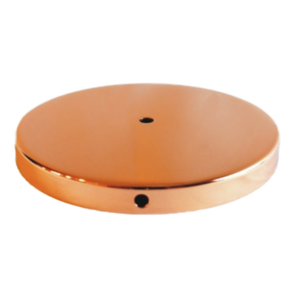 Pie lámpara cobre orificio central 280mm diámetro