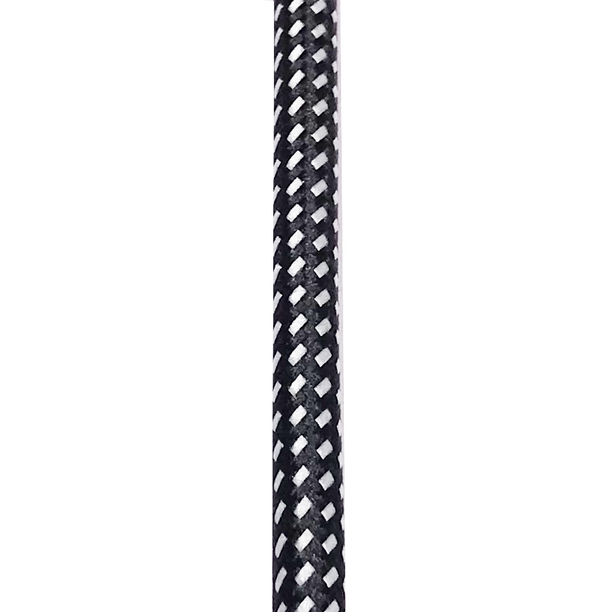 100 mts cable textil de 2 colores jaspeado (a elegir)