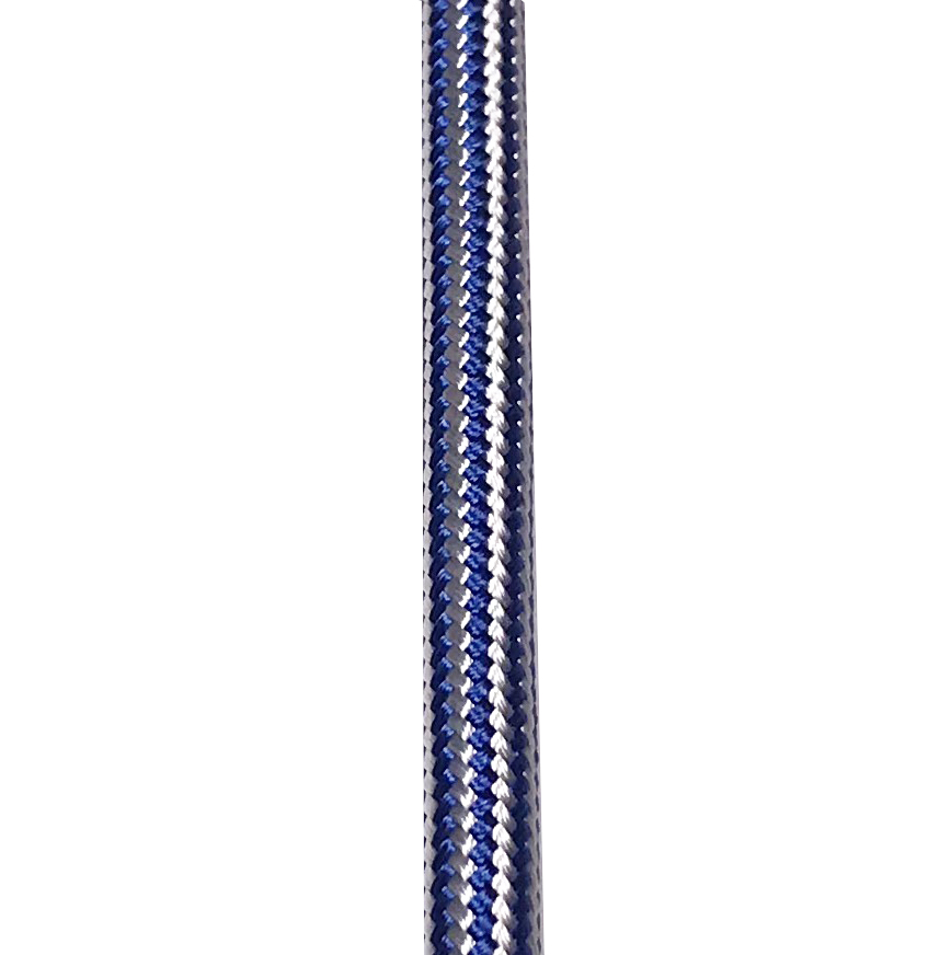 100 mts cable textil 2 colores lineal brillo (a elegir)