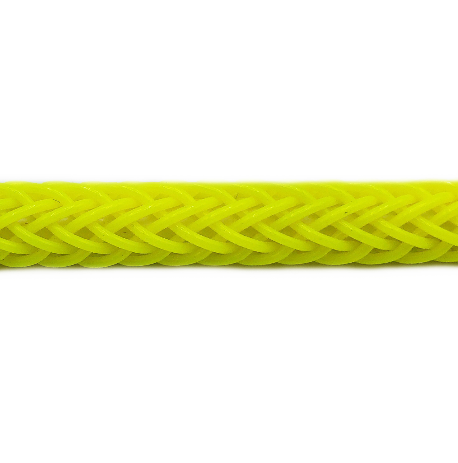 Cable plástico trenzado Scooby color amarillo bobina 100mts