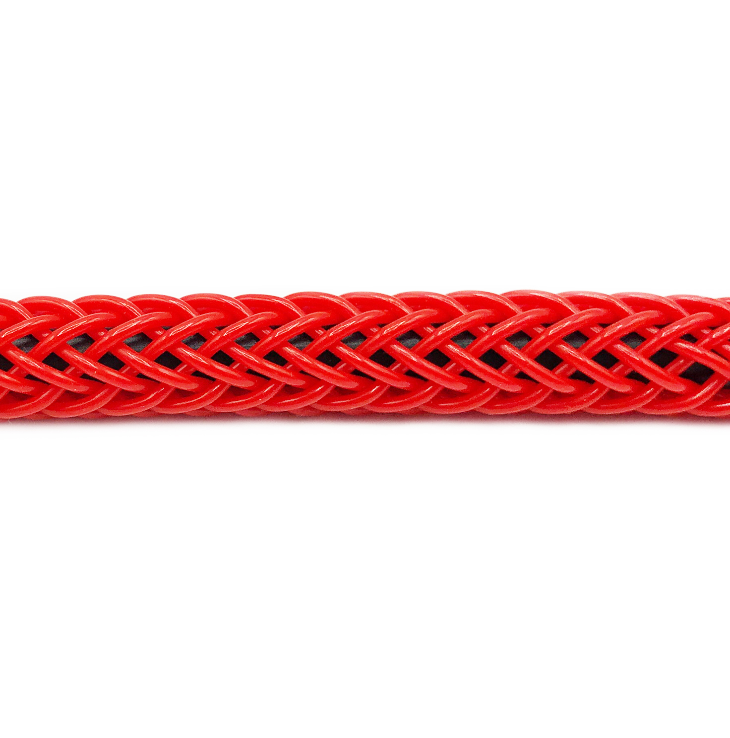 Cable plástico trenzado Scooby color rojo bobina 100mts