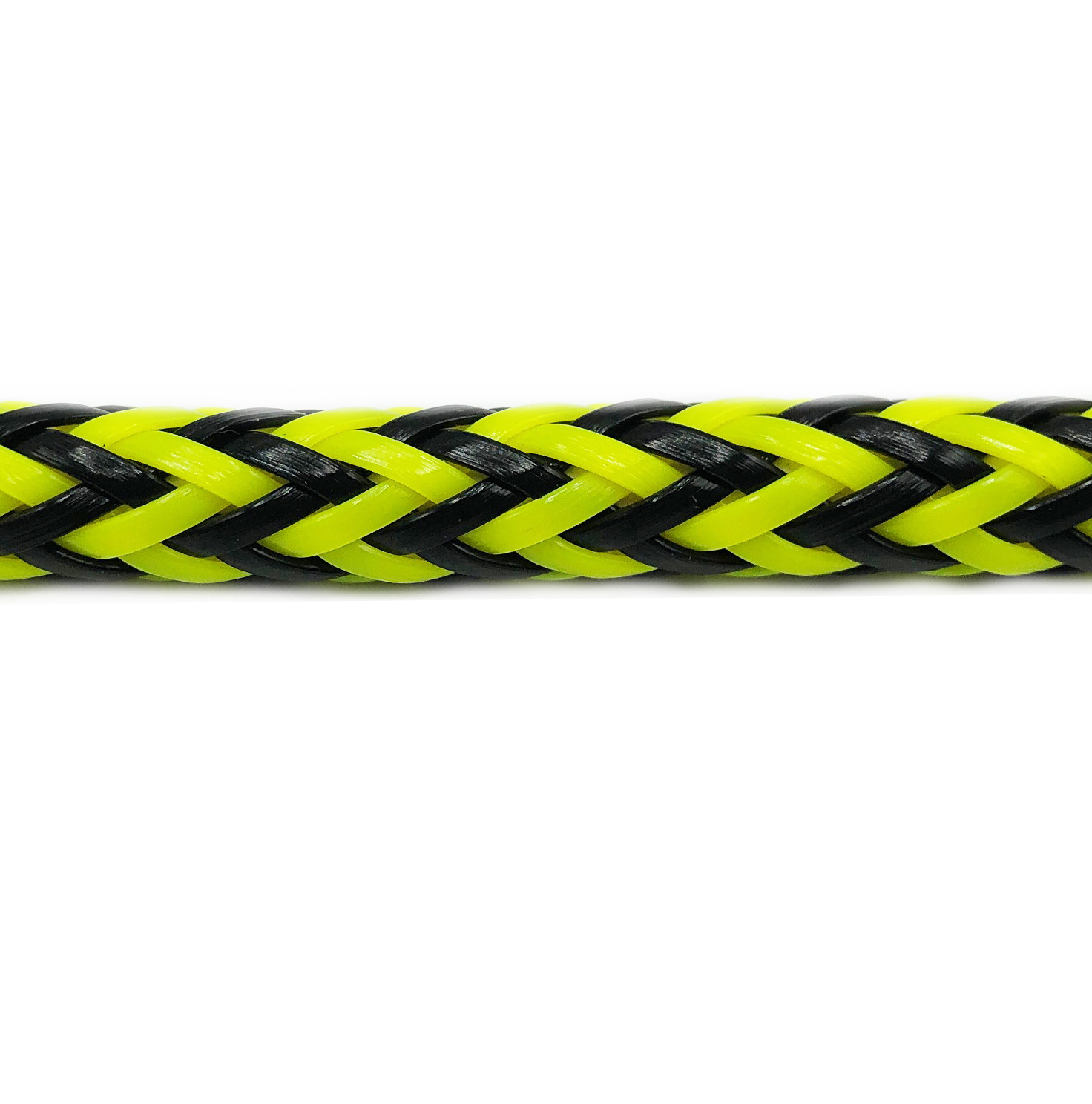 Cable plástico deco negro amarillo trenzado compact Scooby