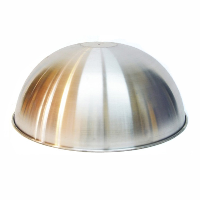Pantalla campana de aluminio 570mm diámetro x 240mm alto