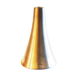 Pantalla campana de aluminio 65mm diámetro x 100mm alto