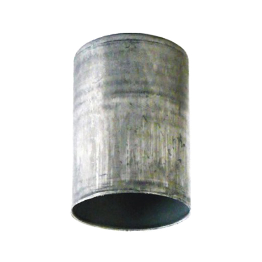Funda metálica hierro bruto 60mm alto x 41mm diámetro
