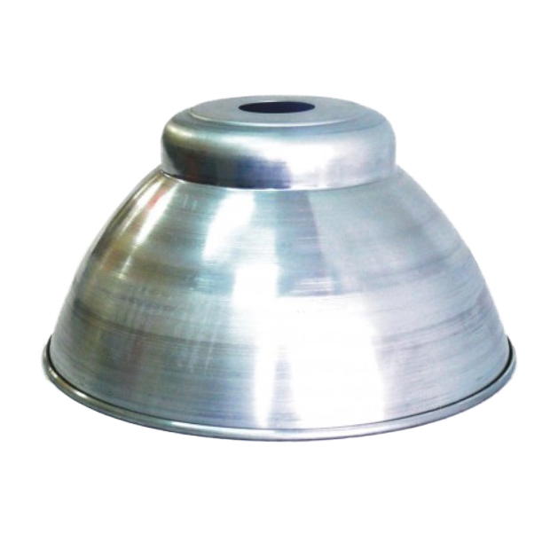 Pantalla campana aluminio 260mm diámetro x 130mm altura
