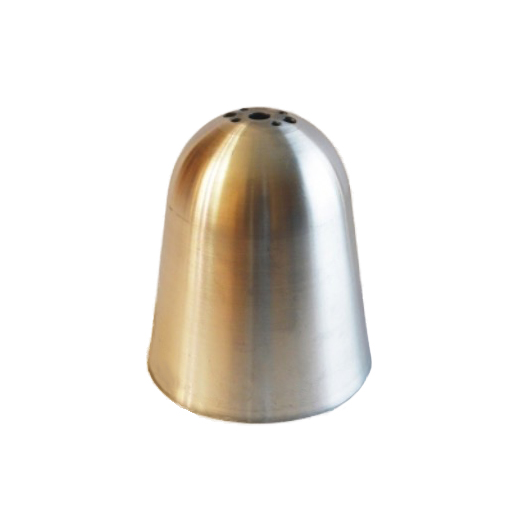 Pantalla campana de aluminio 115mm diámetro x 130mm alto