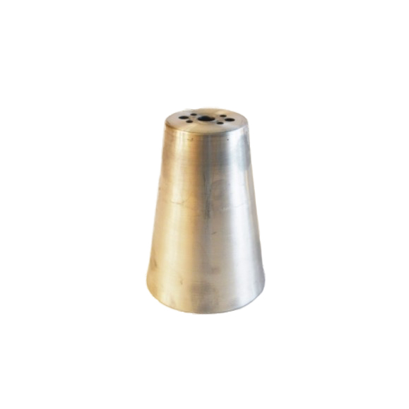 Pantalla campana de aluminio 80mm diámetro x 110mm alto