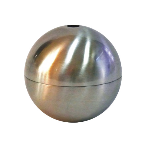 Bola partida de metal acero mate 60mm de diámetro