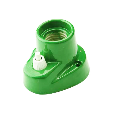 Aplique porcelana retro color verde con interruptor incluido ref. 283017