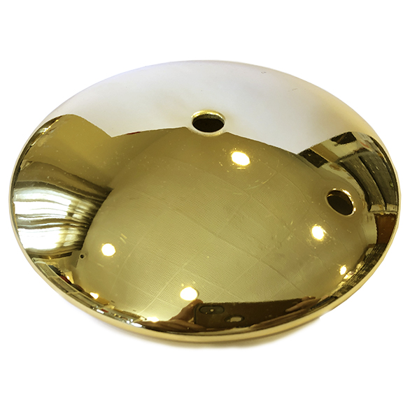Base dorada cóncava 135mm de diámetro para lámparas ref. 283232