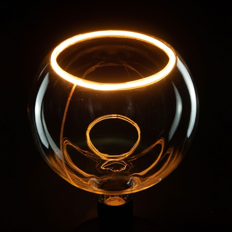 Bombilla LED 6W regulable cálida efecto globo de cristal ref. 298145