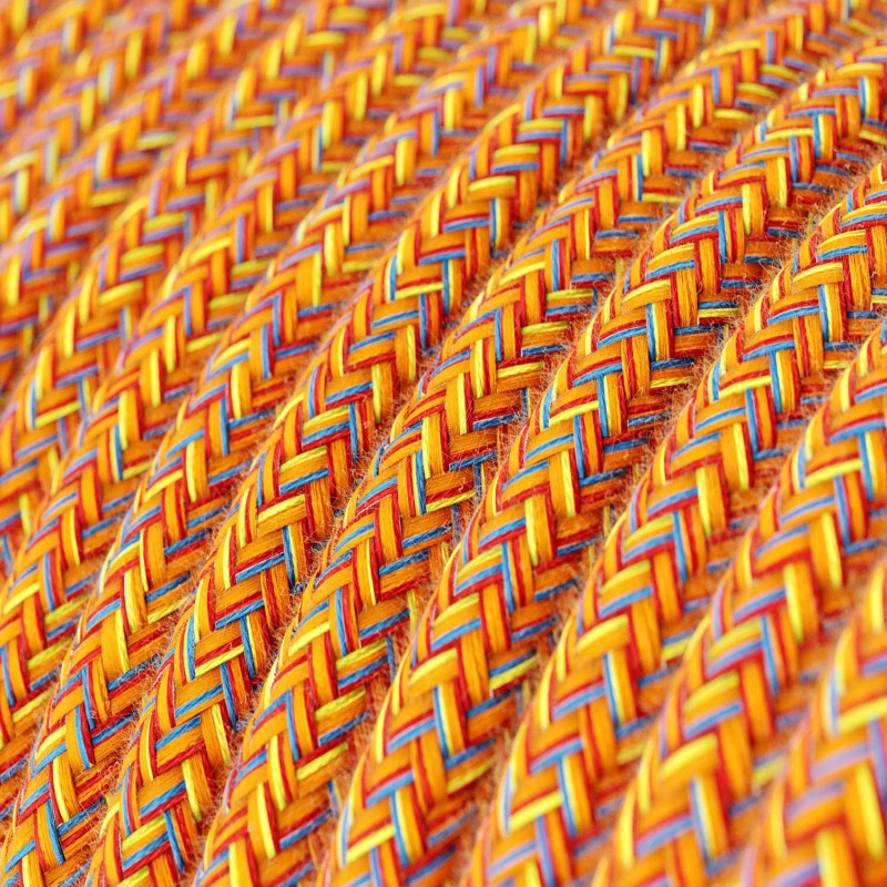 Cable decorativo textil a metros homologado bicolor hipster ref. 285051
